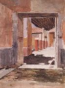 John William Waterhouse Scene at Pompeii Sweden oil painting reproduction